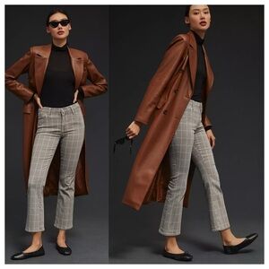 FRAME Le Crop Mini Boot Plaid Pants Size 26